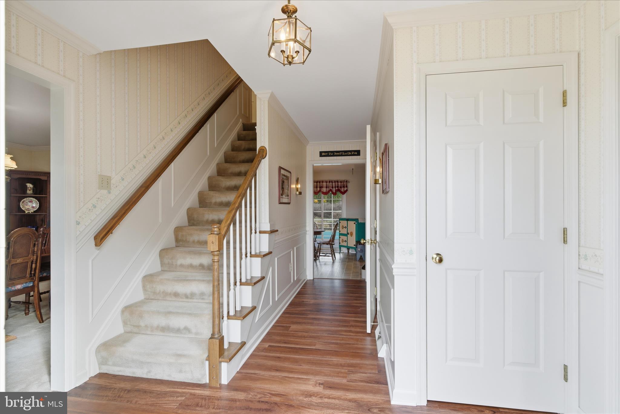 546 Hi View Drive Lititz, PA 17543 - Photo 7 of 65 a view of a hallway with wooden floor and entryway