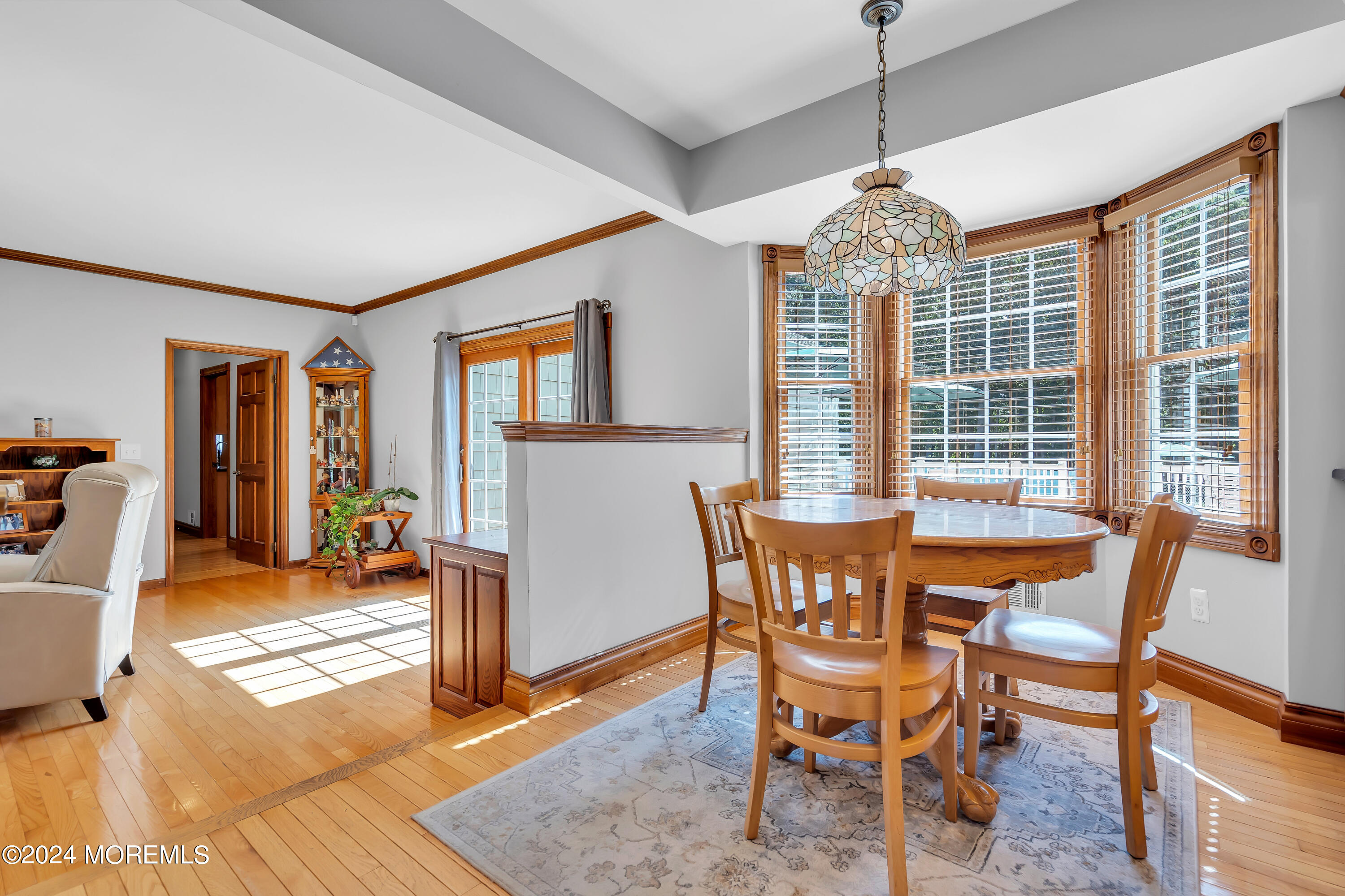 519 Admirals Circle Pine Beach, NJ 08741 - Photo 19 of 72 a view of a dining room with furniture window and wooden floor