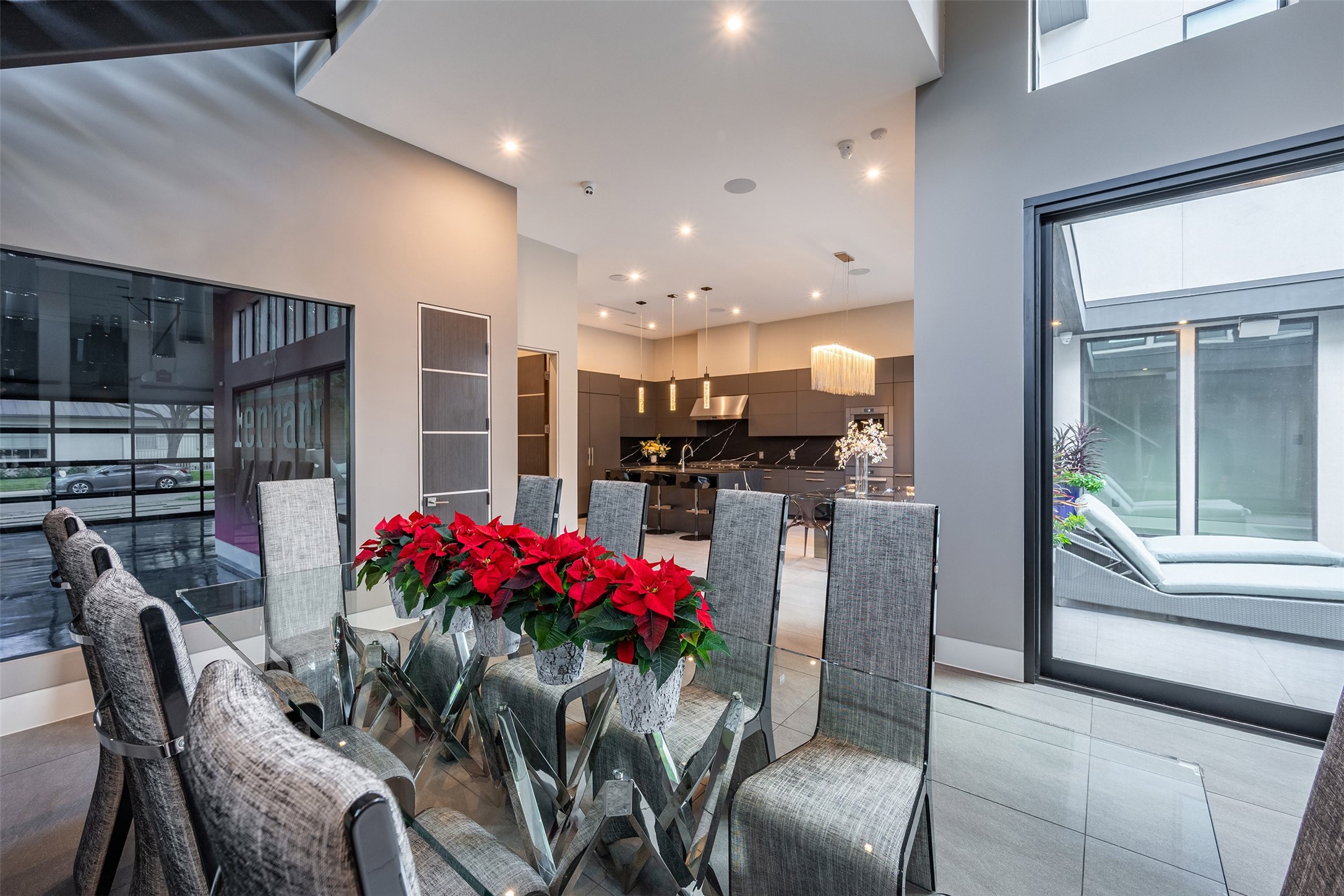 2302 Suffolk Drive Houston, TX 77027 - Photo 14 of 42 a dining room with furniture and flowers
