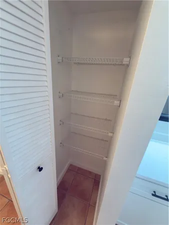a view of walk in closet
