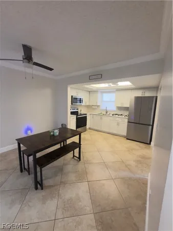 a room with furniture