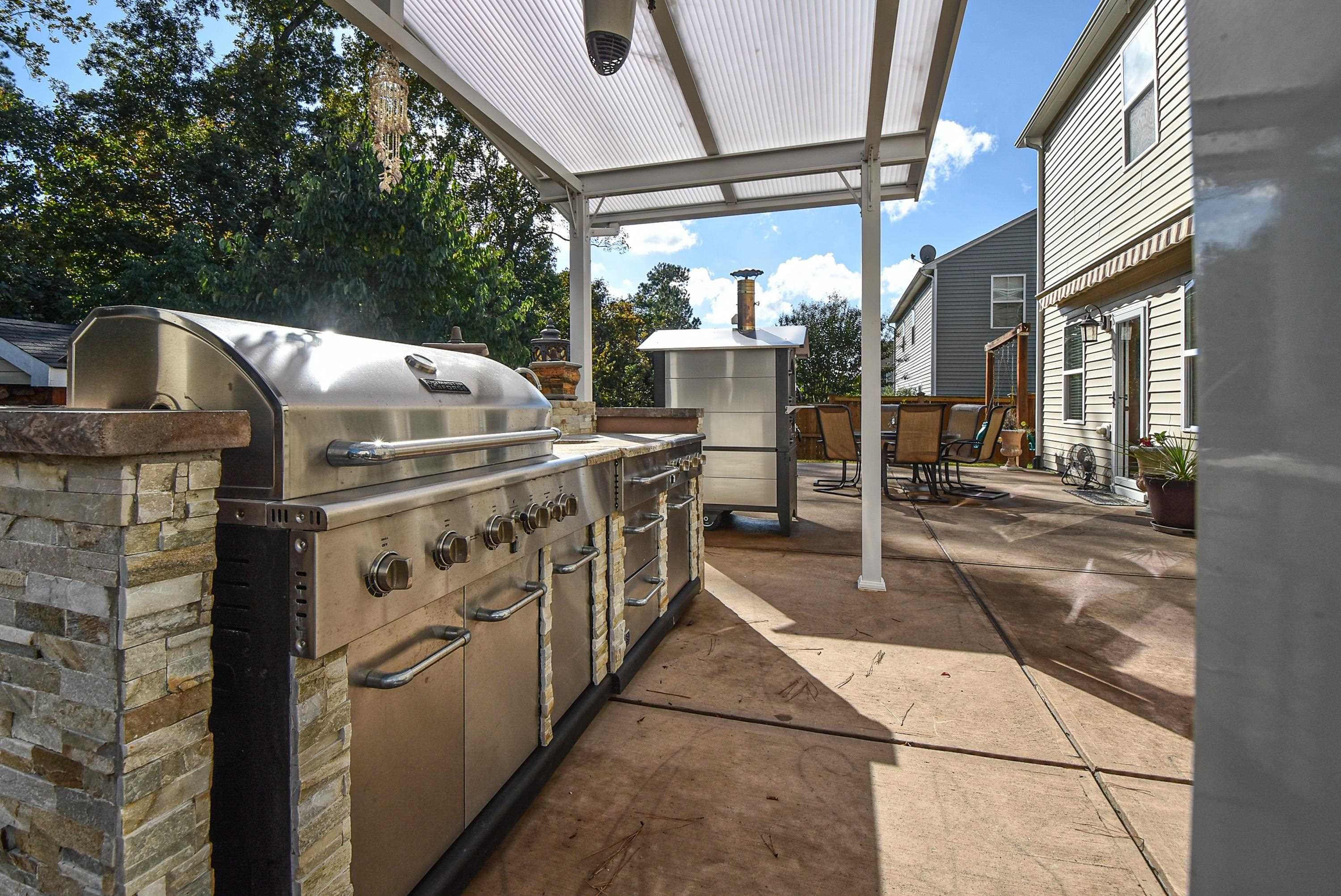 3814 Althorp Drive Raleigh, NC 27616 - Photo 25 of 30 A view of the excellent handiwork all ready for your cookouts. Patio/Deck