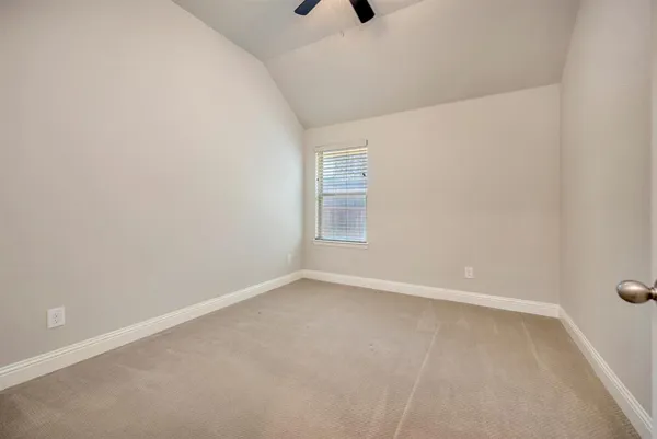 a storage room with empty racks