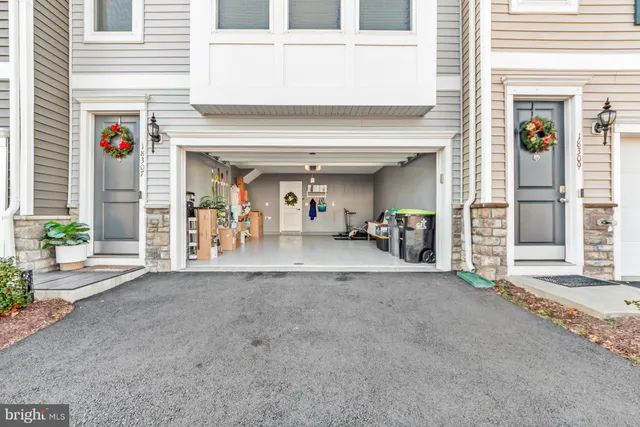 a view of a car garage