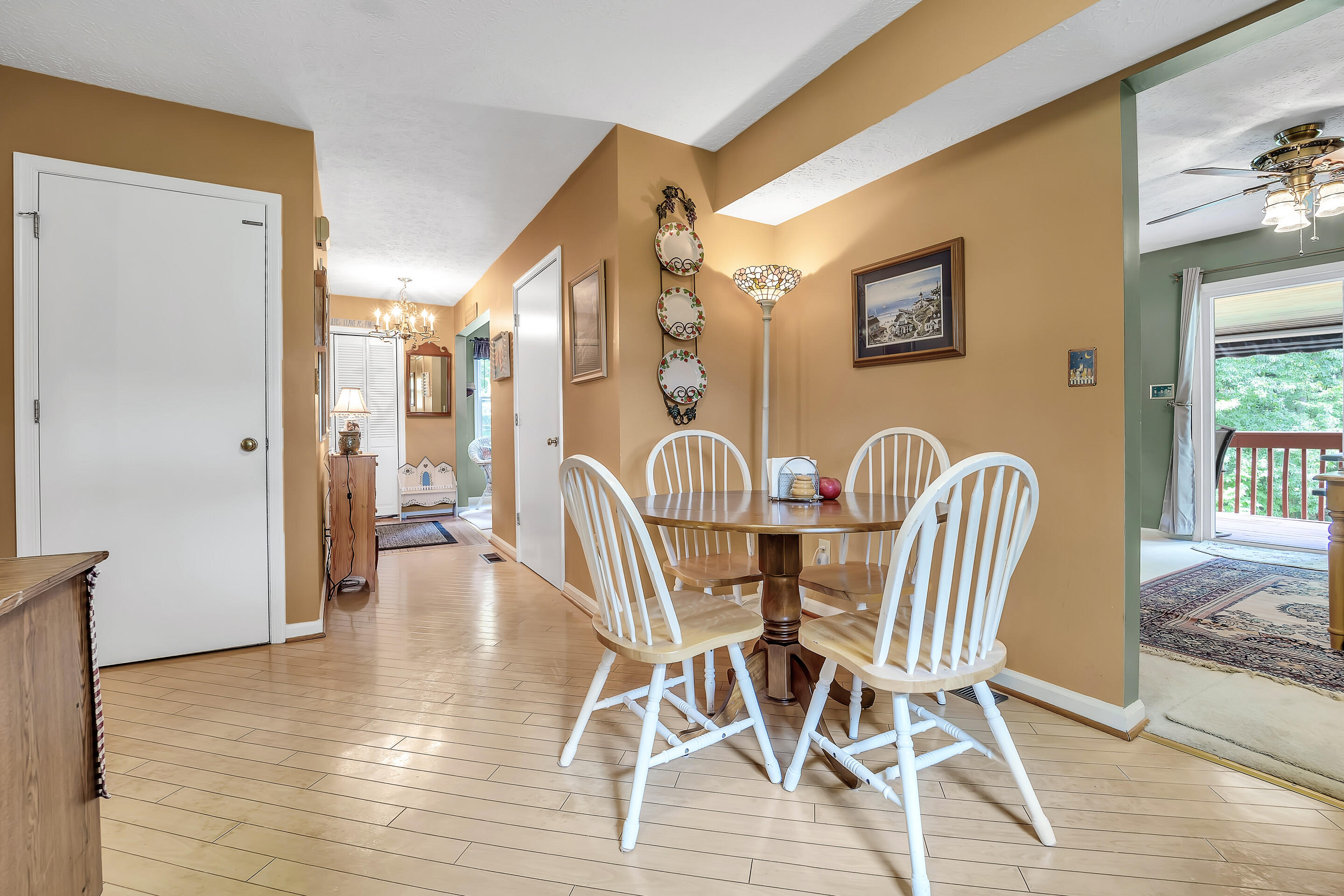 1096 Farmington Road Hardy, VA 24101 - Photo 17 of 54 a view of a dining room with furniture and wooden floor