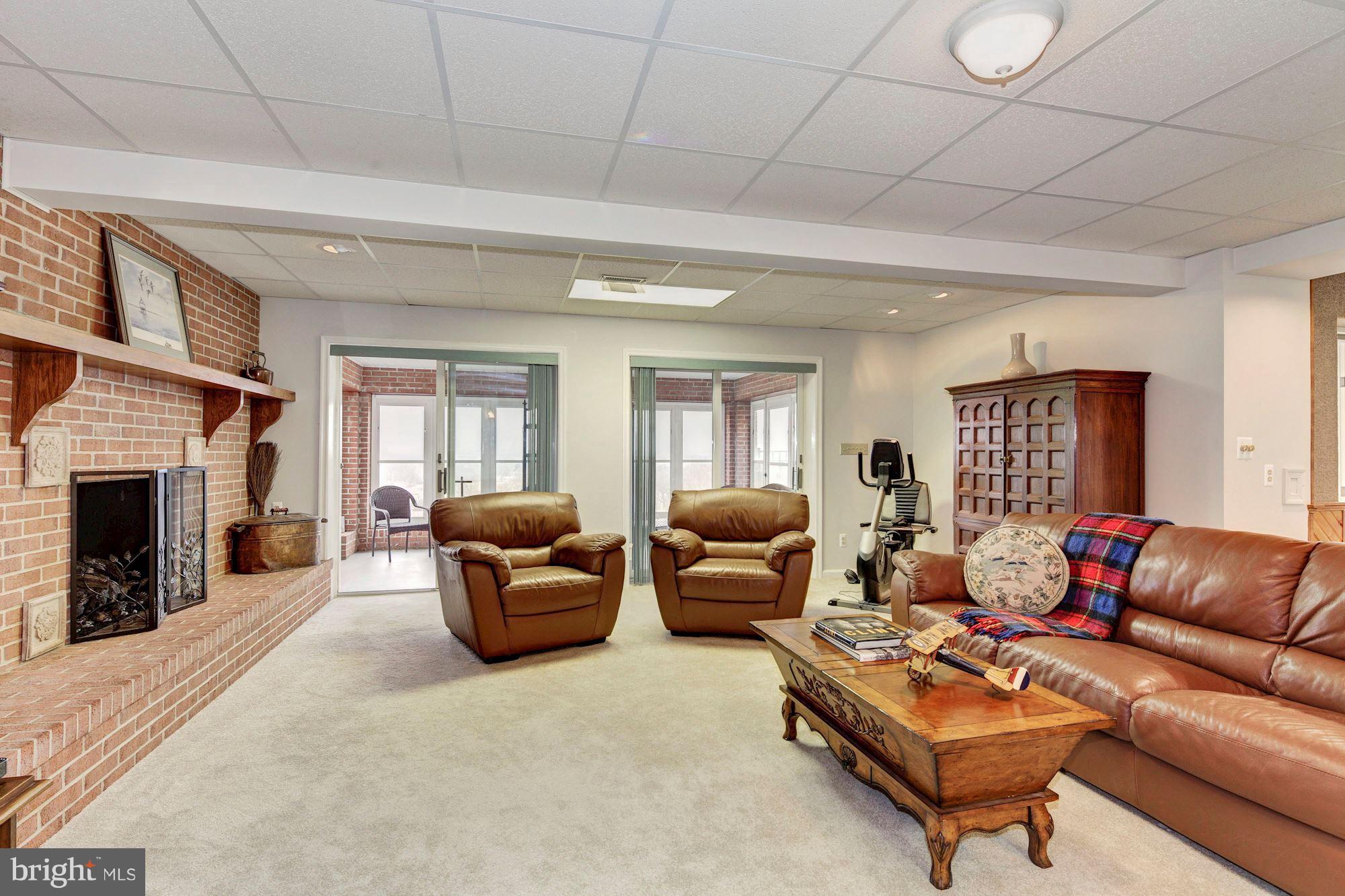 6513 Putman Road Thurmont, MD 21788 - Photo 22 of 30 Lower Level Family Room w/ Gas Fireplace