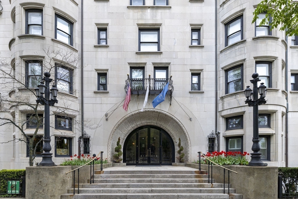 416 Commonwealth Avenue, Unit 312 Boston, MA 02215 - Photo 1 of 24 a front view of a building and entryway