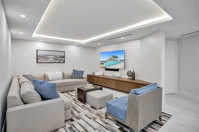 a view of terrace with city view