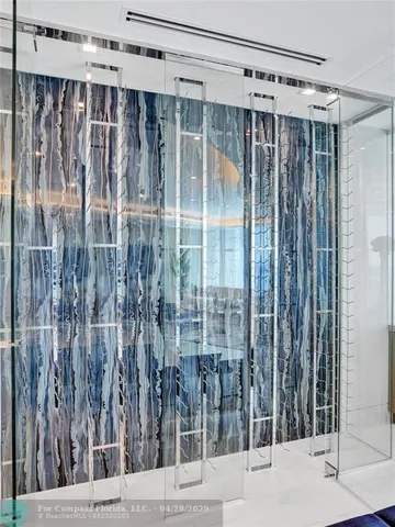 a view of balcony with city view