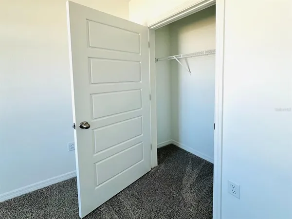 a view of closet area