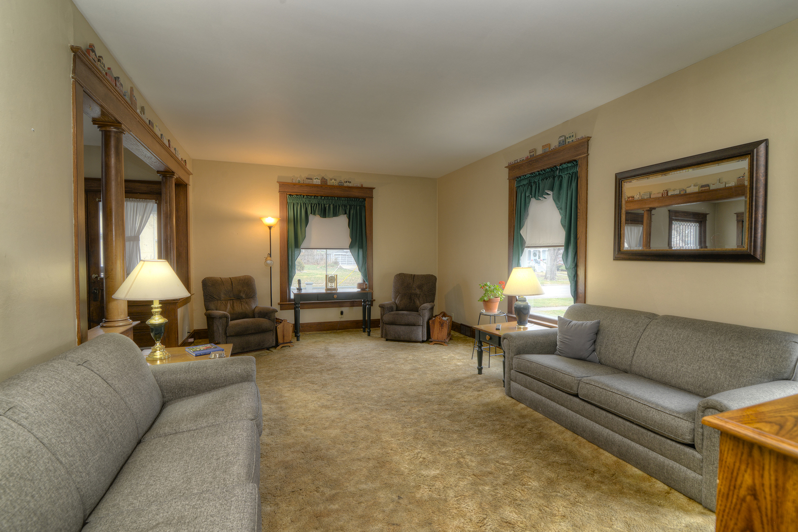 564 North Spring Street Elgin, IL 60120 - Photo 6 of 27 a living room with furniture and a large window