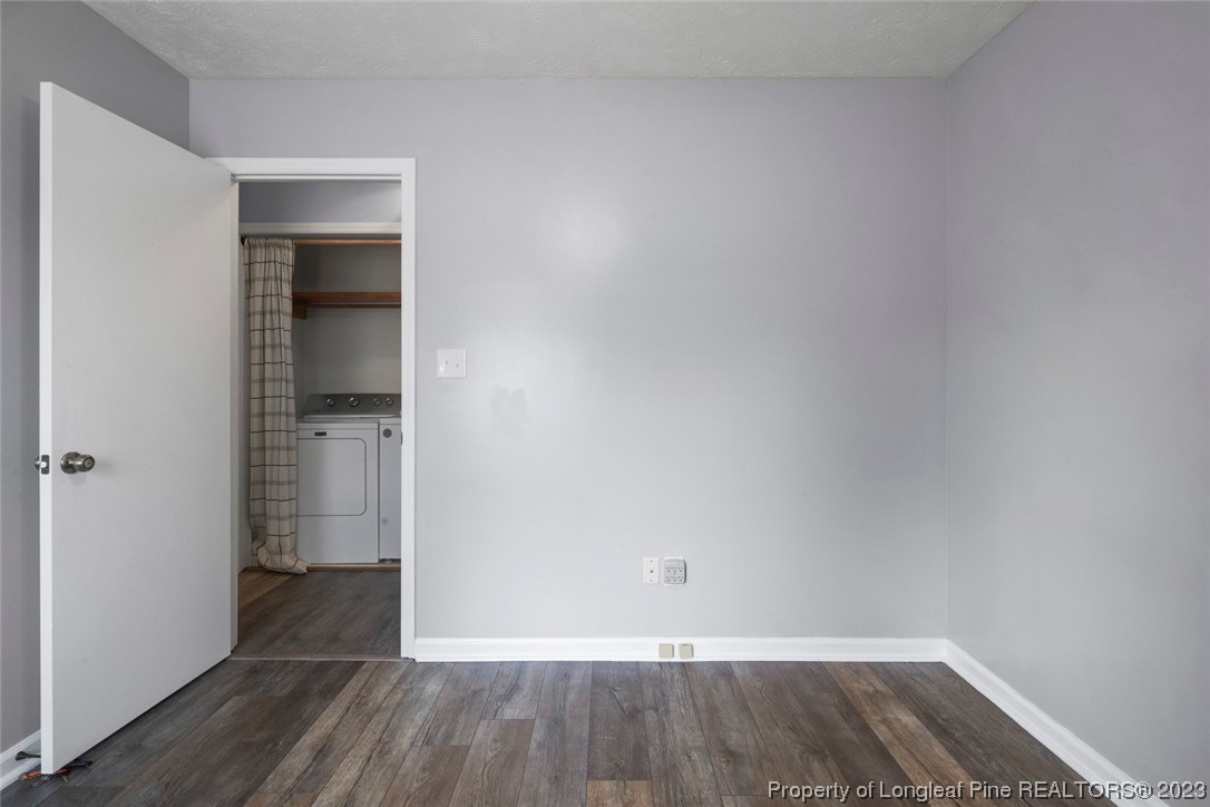 5843 Labonte Drive Hope Mills, NC 28348 - Photo 25 of 43 a view of empty room with wooden floor