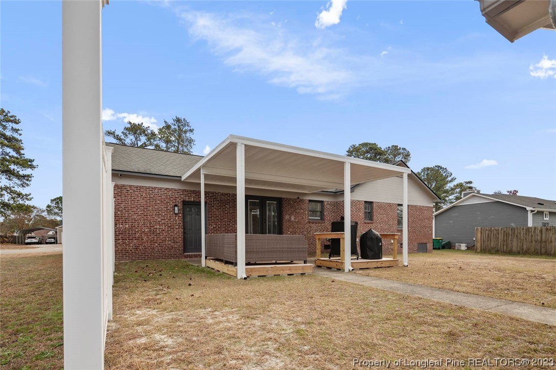 5843 Labonte Drive Hope Mills, NC 28348 - Photo 38 of 43 front view of a house with a porch