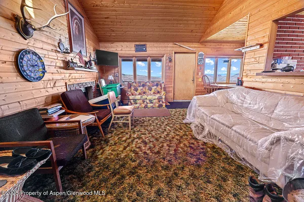 a living room filled with furniture