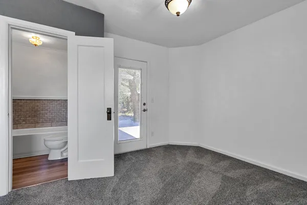 a view of empty room