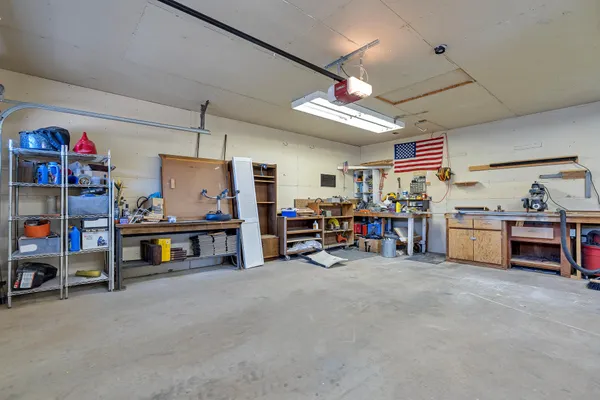 a view of a storage in a room