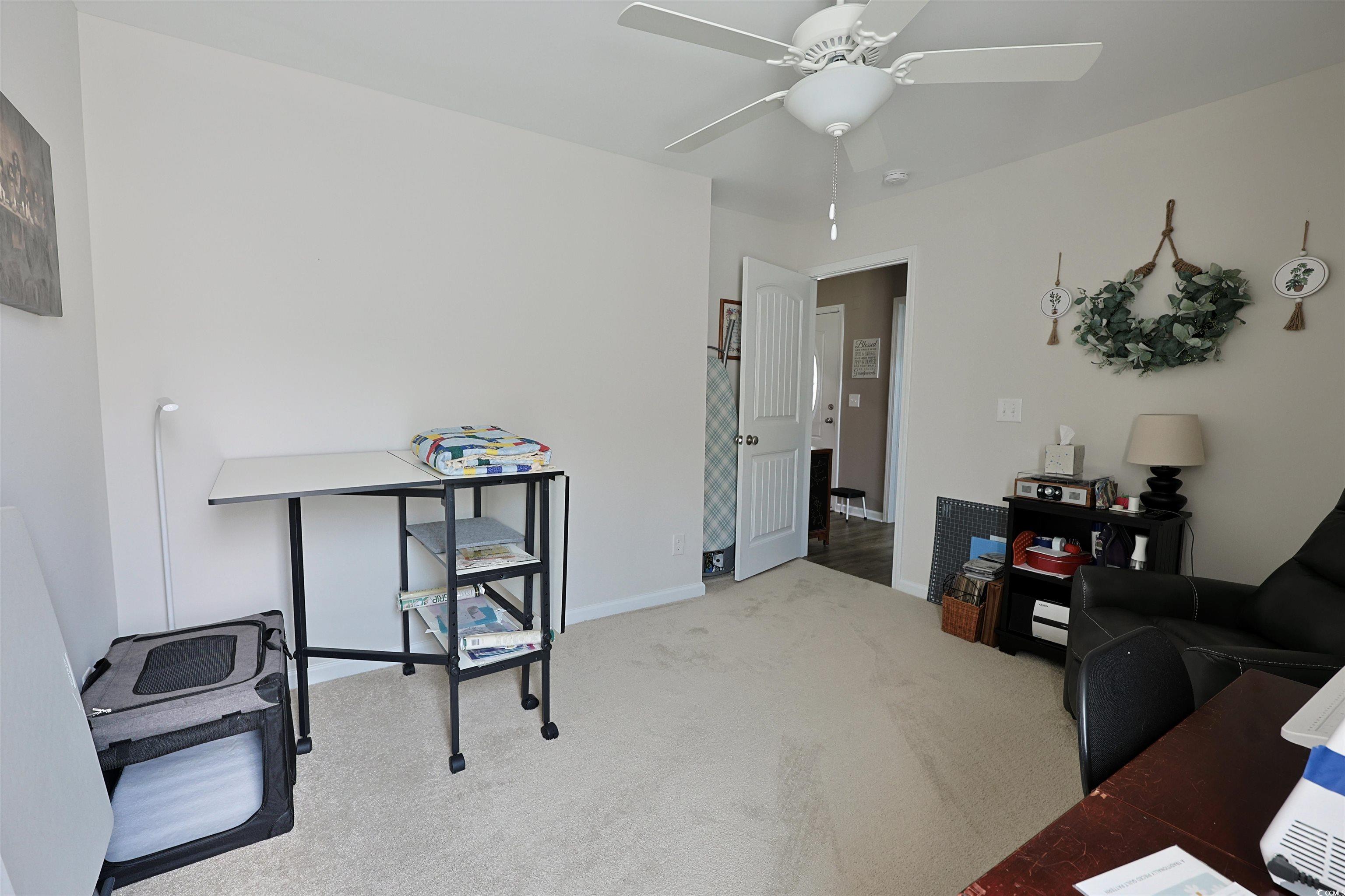 3604 Church Street Loris, SC 29569 - Photo 15 of 34 Office with a ceiling fan and carpet flooring