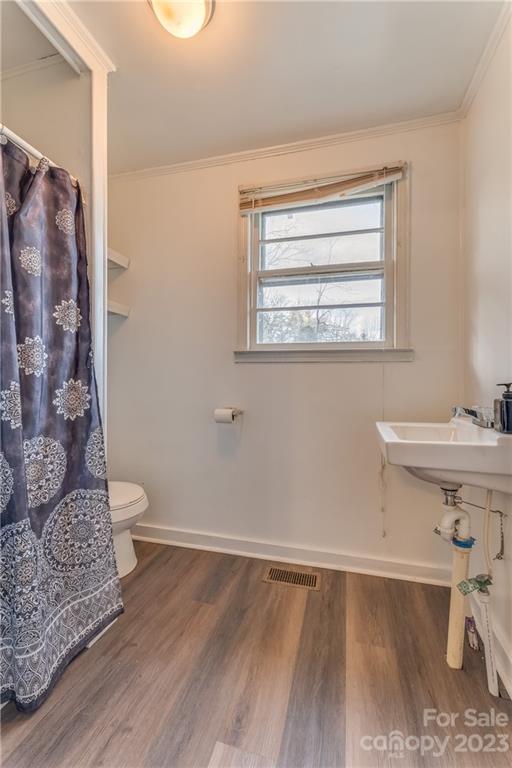26 Markley Drive East Flat Rock, NC 28726 - Photo 22 of 27 a bathroom with a sink and a toilet
