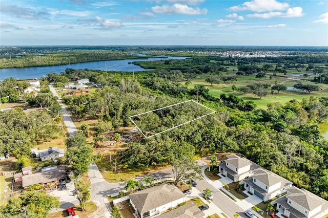 a view of a city with an ocean
