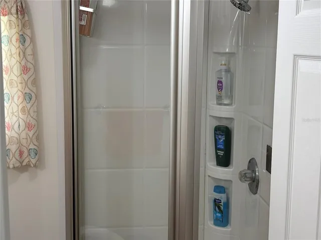 a close up of a door