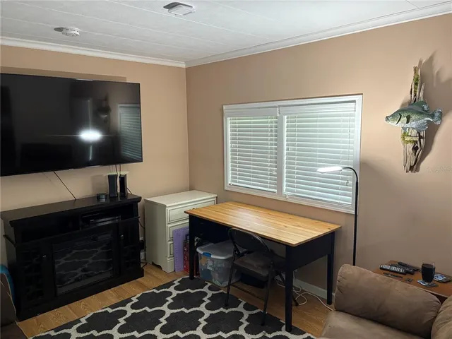 a view of a back yard of the house