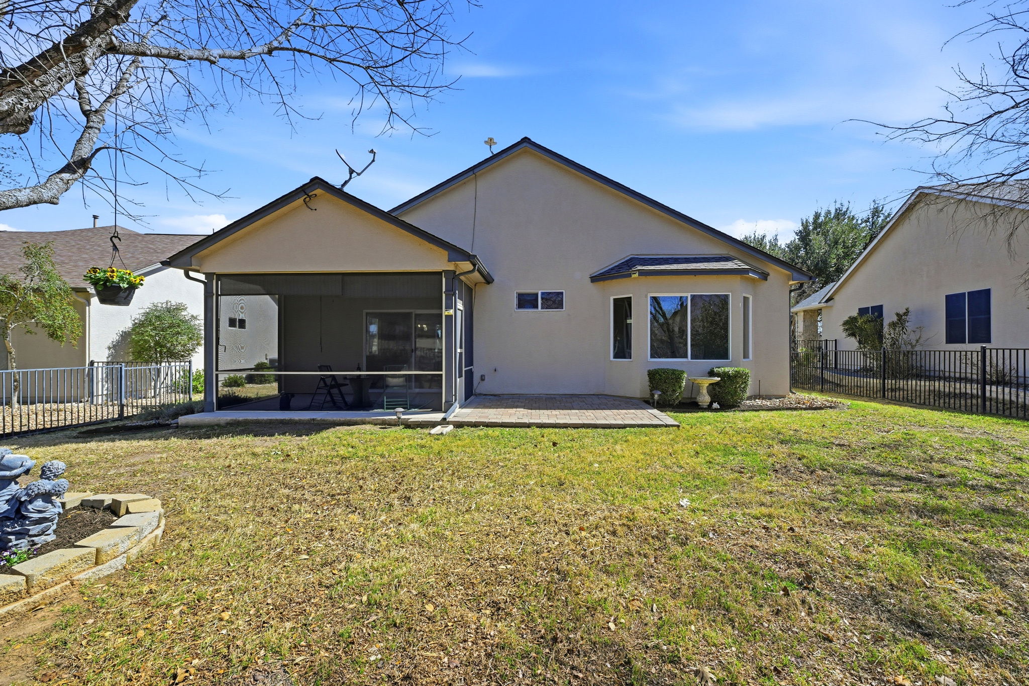 708 Texas Drive Georgetown, TX 78633 - Photo 27 of 27 Back of home showing the extended patio, great for outdoor entertaining and cookouts.