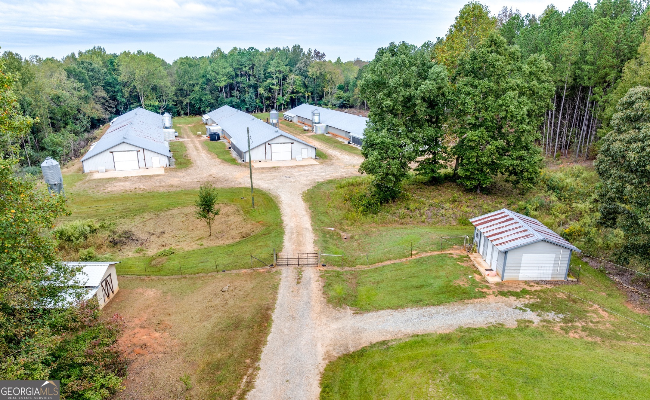 119 Yarbrough Ridgeway Road Commerce, GA 30529 - Photo 35 of 50 a view of a house with a yard