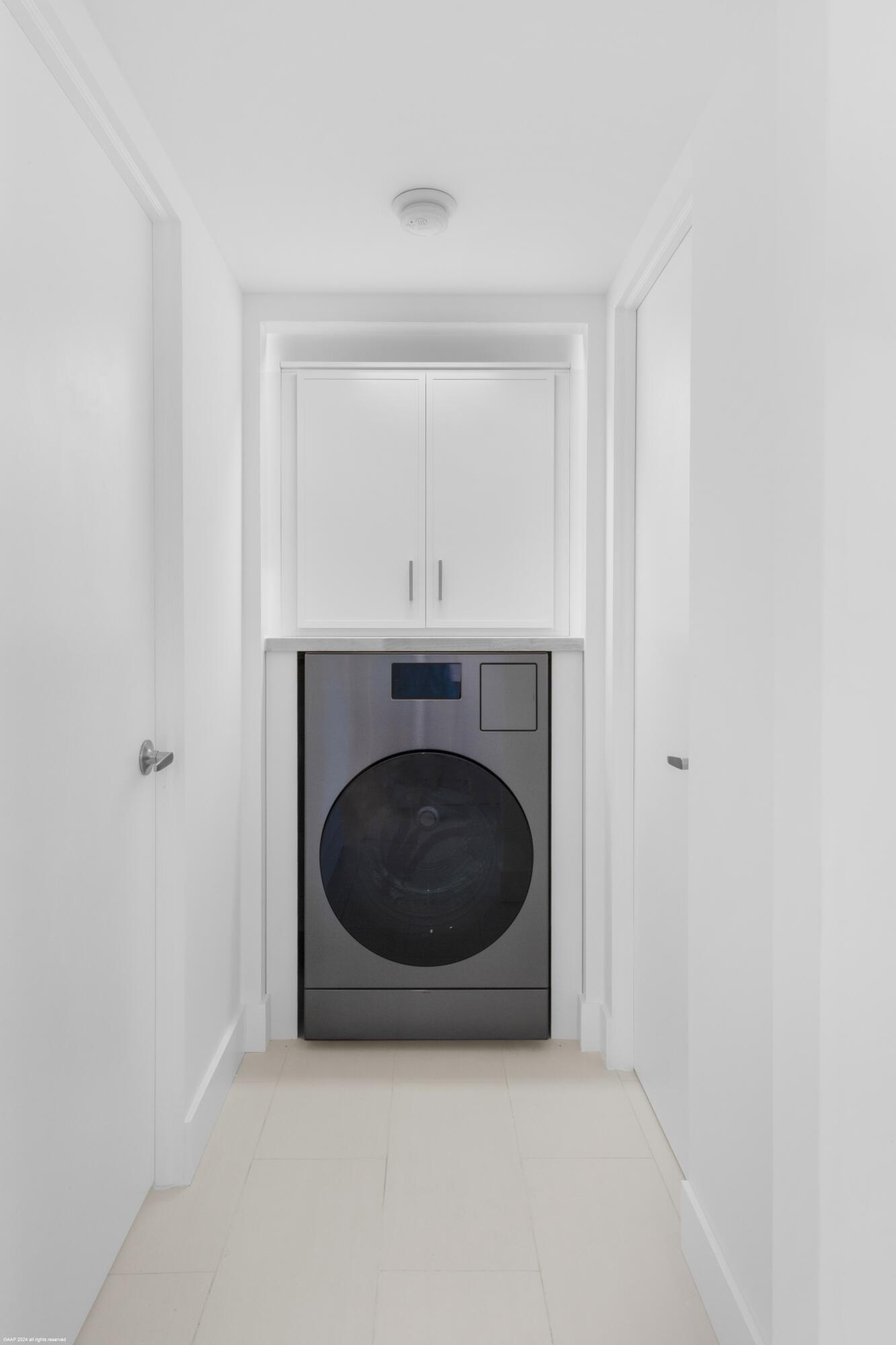 1030 Sugar Sands Boulevard, Unit 267 Singer Island, FL 33404 - Photo 24 of 51 a utility room with washing machine and a sink