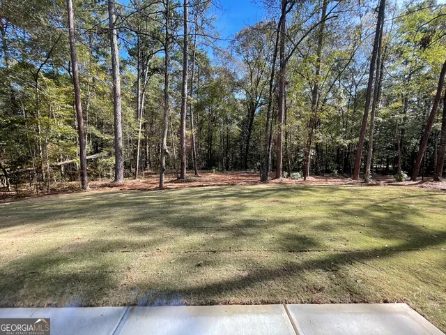 a view of outdoor space with trees