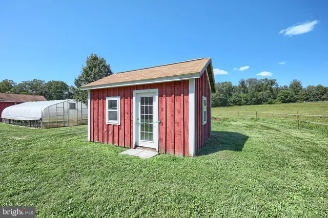 a view of a outdoor space with seating area