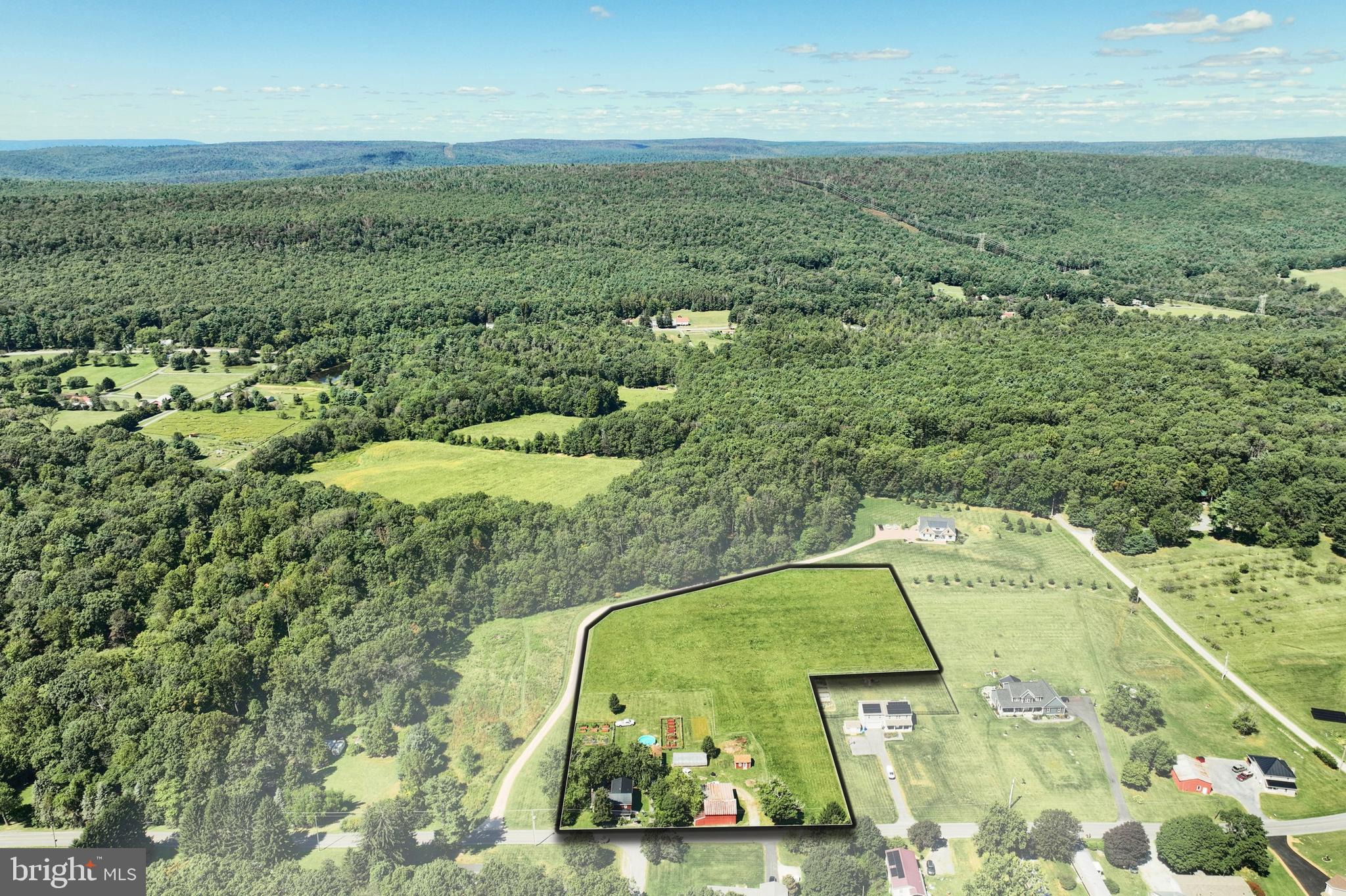456 Church Road Orrtanna, PA 17353 - Photo 51 of 65 an aerial view of a house with a yard