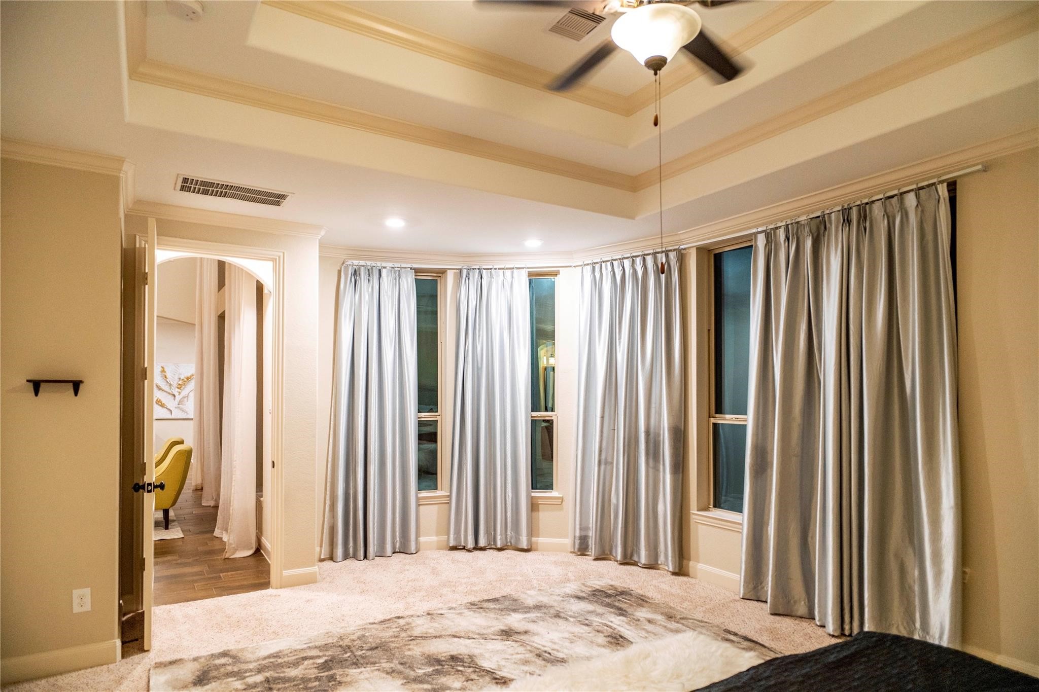 2727 Richmond Ridge Lane Katy, TX 77494 - Photo 20 of 50 a view of a bedroom with a chandelier and closet