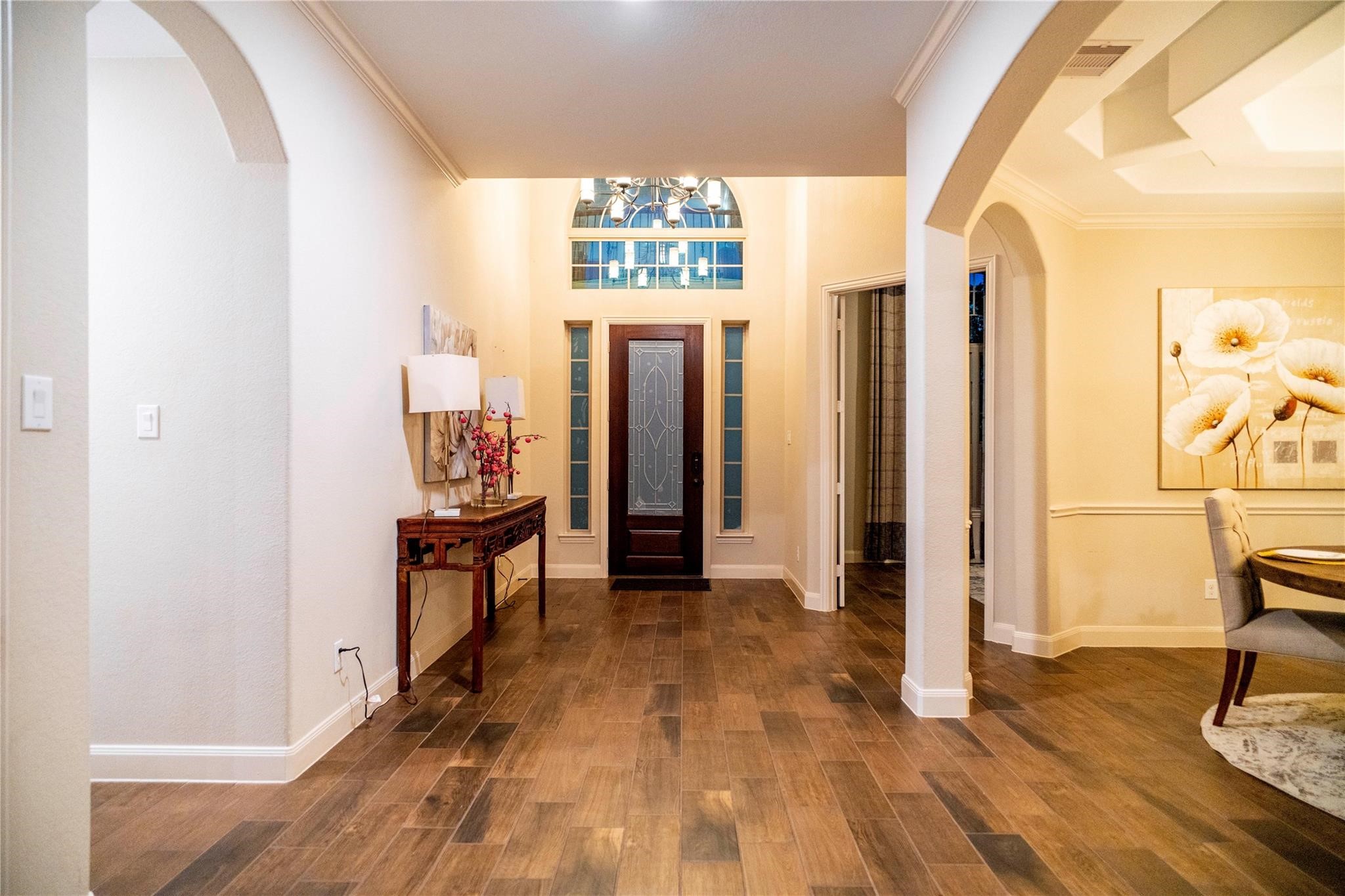 2727 Richmond Ridge Lane Katy, TX 77494 - Photo 22 of 50 a view of livingroom with furniture and wooden floor