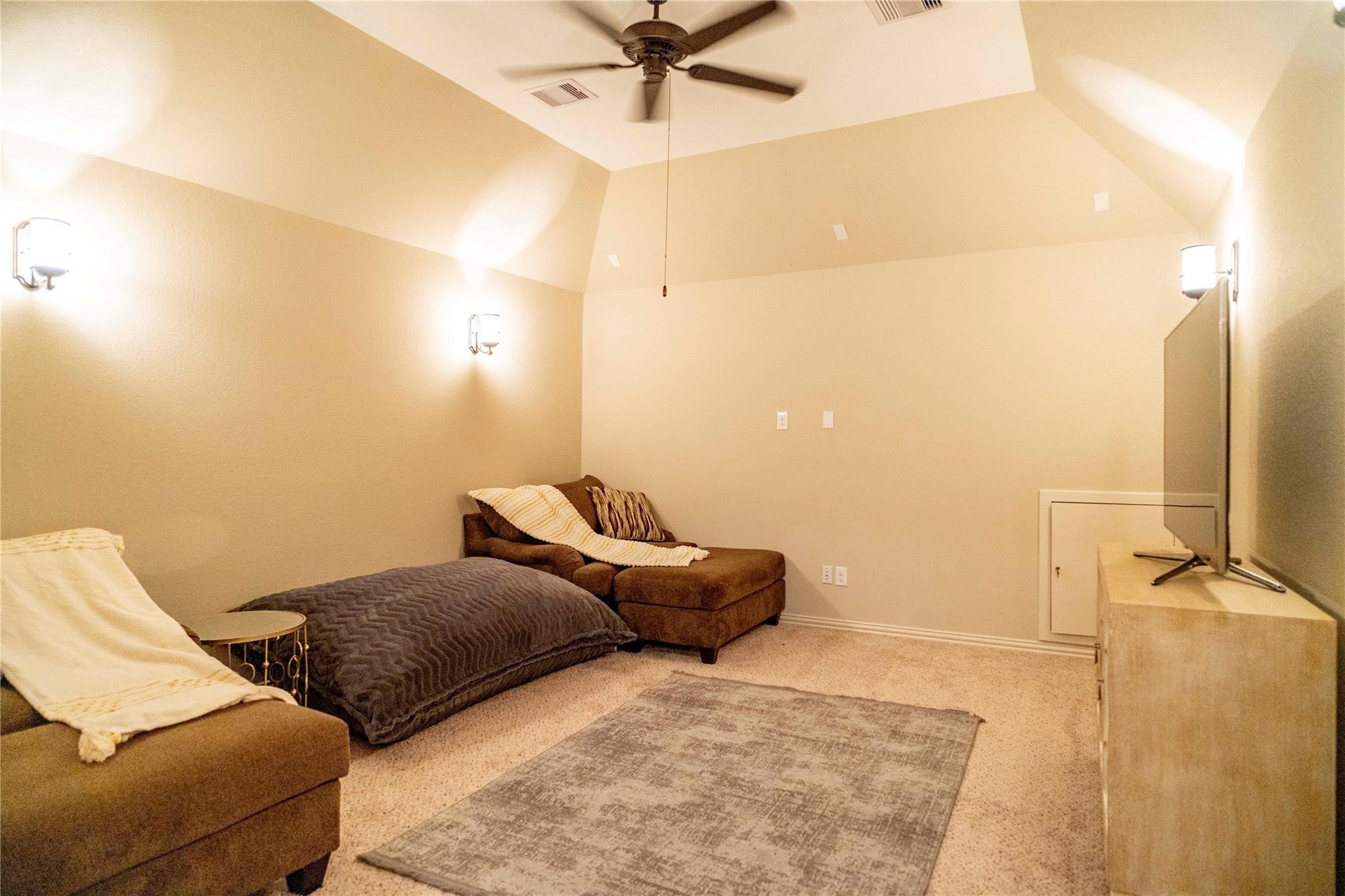 2727 Richmond Ridge Lane Katy, TX 77494 - Photo 28 of 50 a bedroom with a bed and ceiling fan