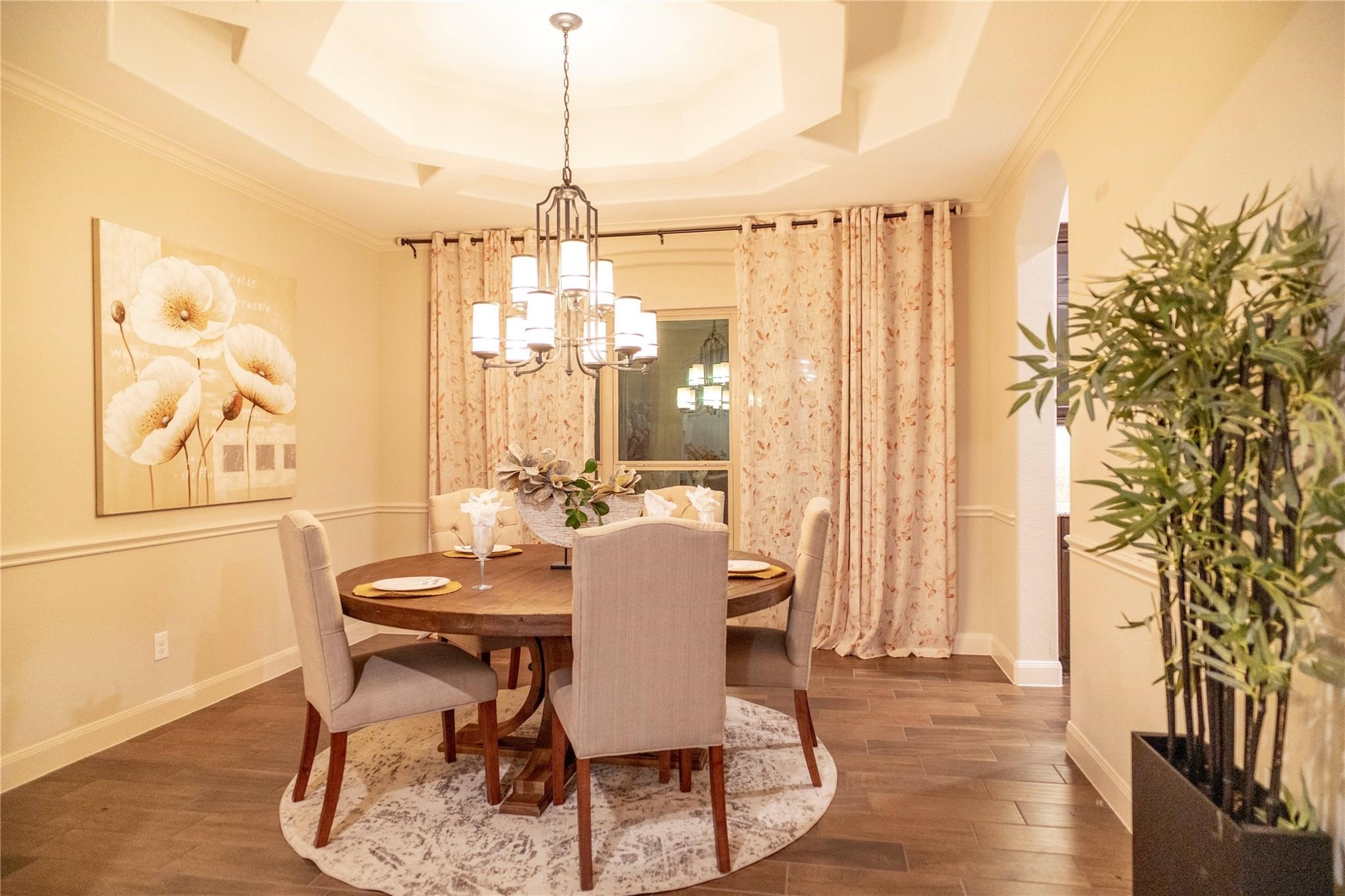 2727 Richmond Ridge Lane Katy, TX 77494 - Photo 6 of 50 a view of a dining room with furniture window and wooden floor