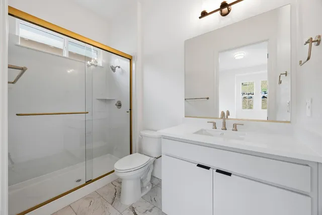 a view of hallway with window