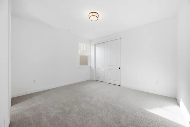 a room with cabinets