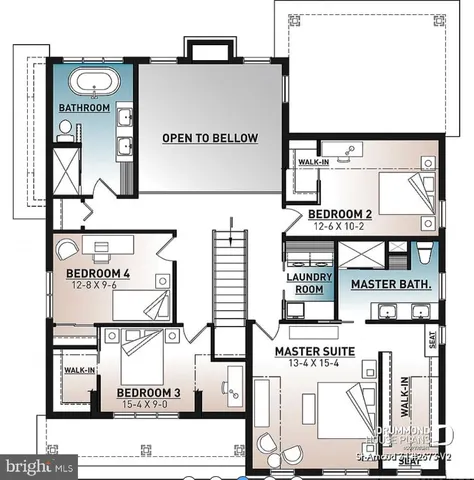 a picture of a bathroom with a shower