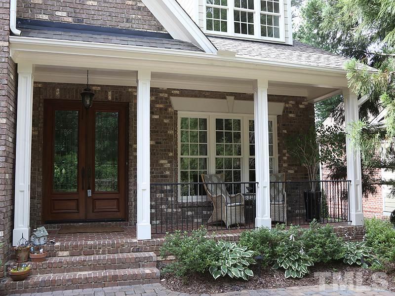4417 Harbourgate Drive Raleigh, NC 27612 - Photo 2 of 25 Relax on the front porch and enjoy the sounds of nature. Double 8' doors welcome you home!