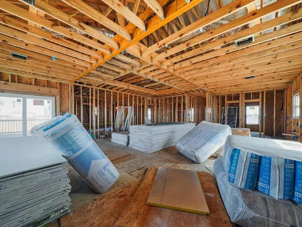 a outdoor space with the couches and dining table view
