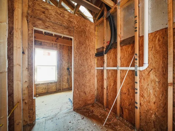 a view of an front door