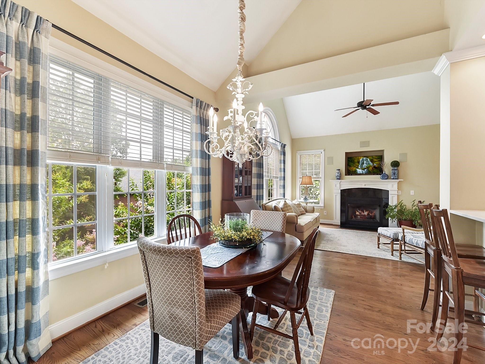 146 Canterbury Crossing Fort Mill, SC 29708 - Photo 15 of 48 a view of a dining room with furniture window and outside view