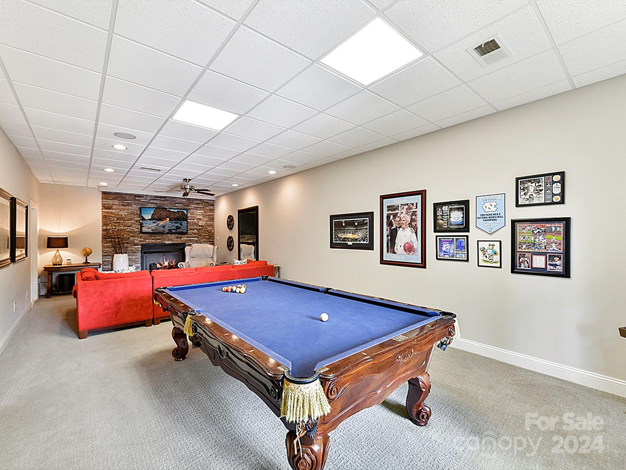 146 Canterbury Crossing Fort Mill, SC 29708 - Photo 30 of 48 a room with furniture pool table and window