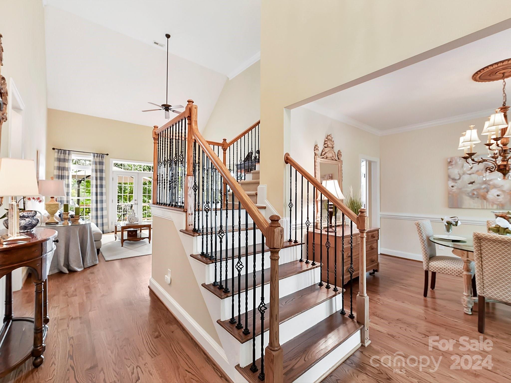 146 Canterbury Crossing Fort Mill, SC 29708 - Photo 5 of 48 a view of entryway and hall with wooden floor