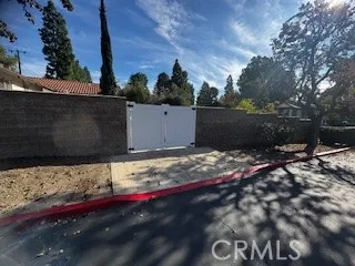 a backyard of a house