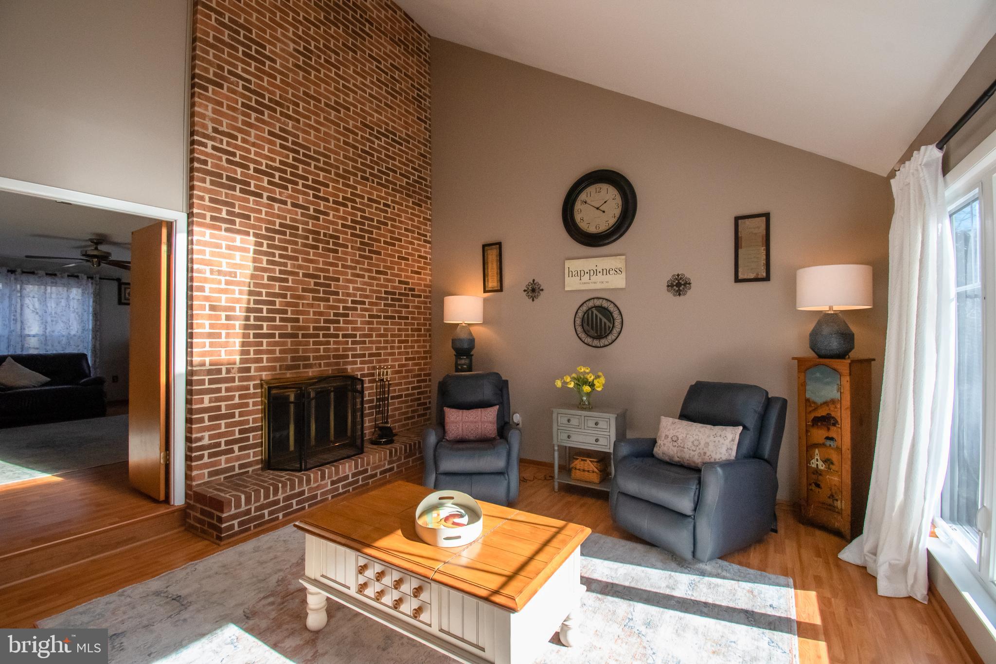 2899 Snake Hill Road Doylestown, PA 18902 - Photo 9 of 50 Living Room Brick Fireplace