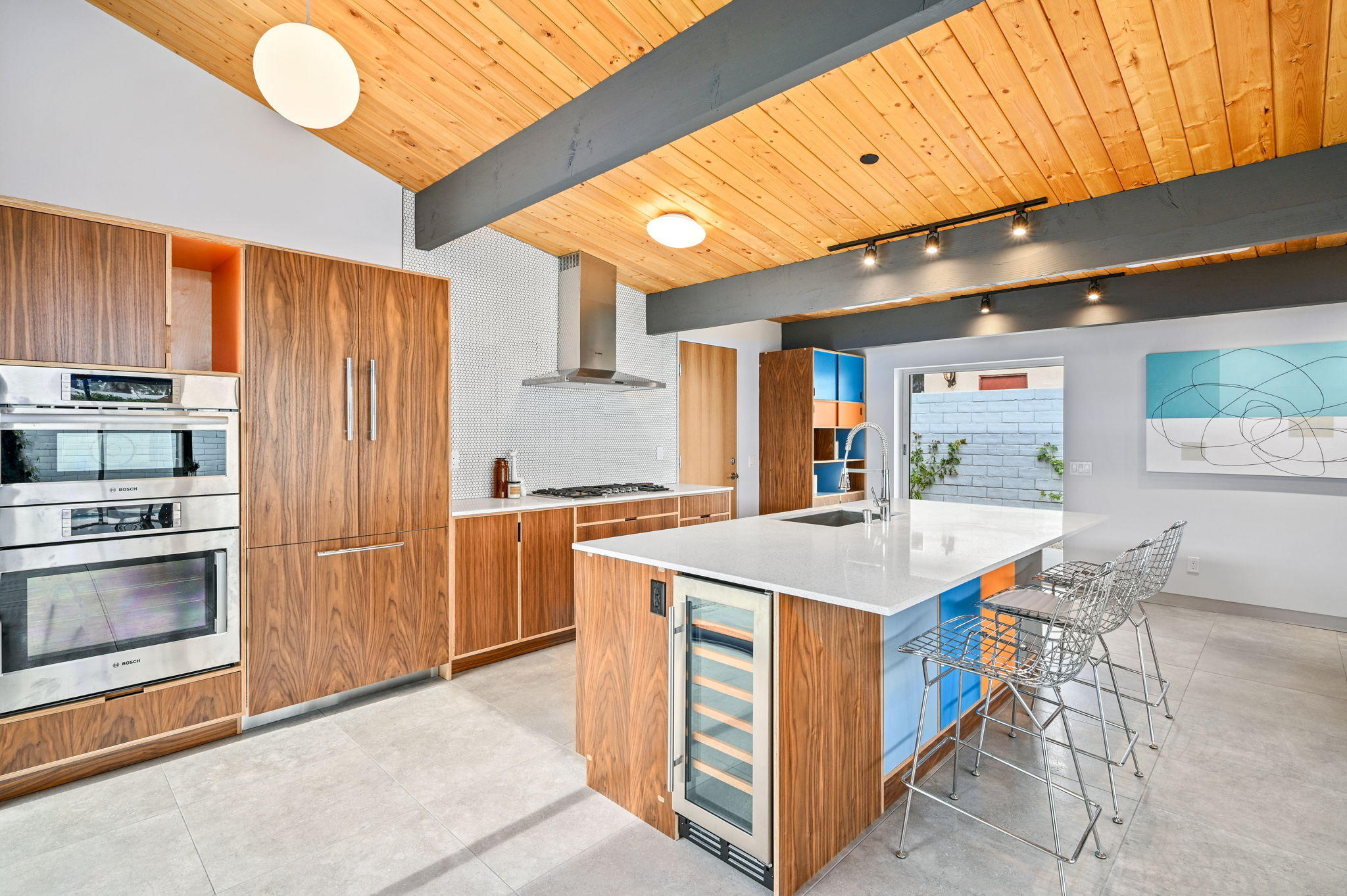 36668 Palm View Road Rancho Mirage, CA 92270 - Photo 15 of 49 a kitchen with stainless steel appliances granite countertop a sink a stove and a refrigerator