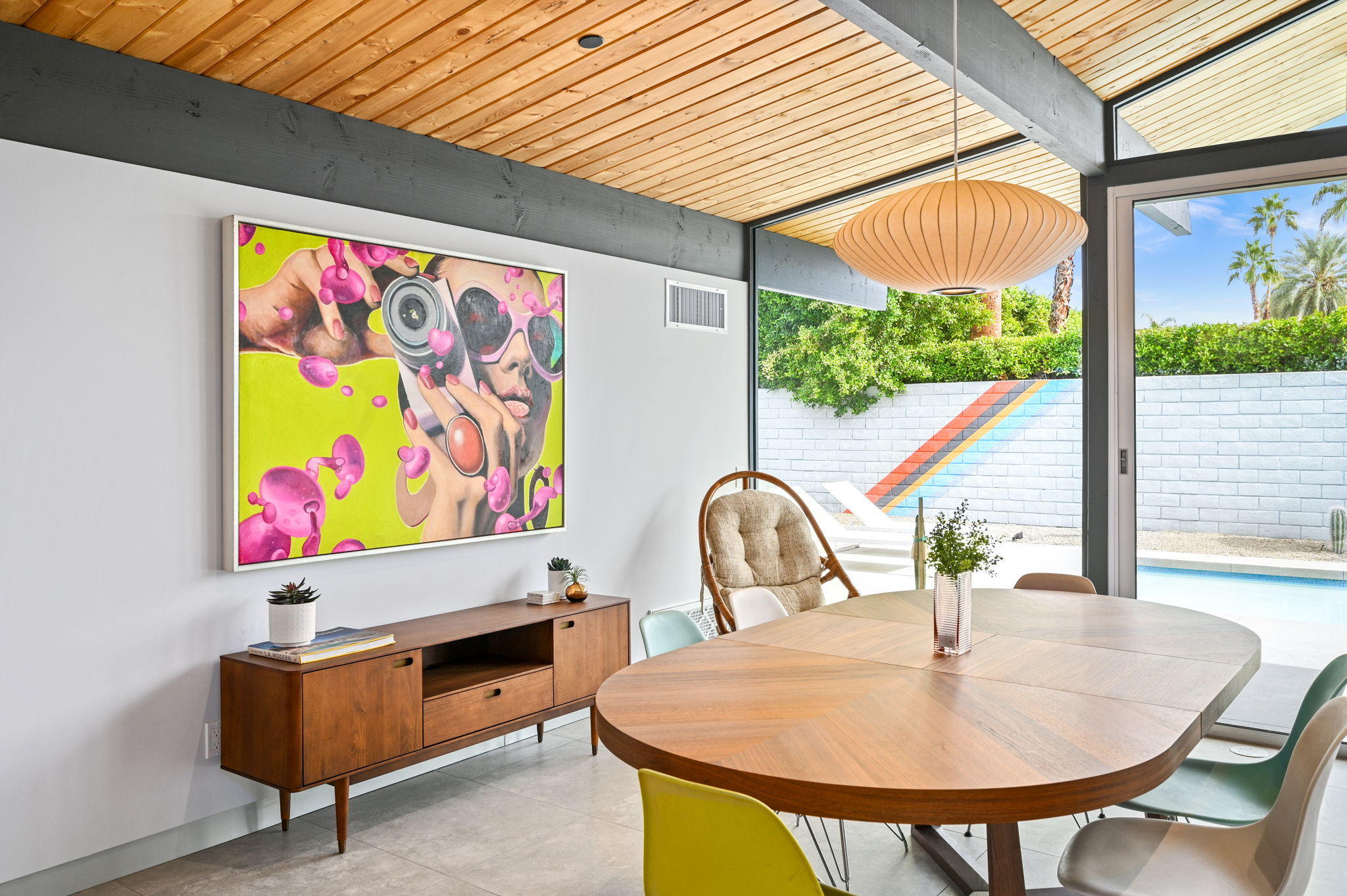 36668 Palm View Road Rancho Mirage, CA 92270 - Photo 18 of 49 a outdoor living space with furniture and outdoor view