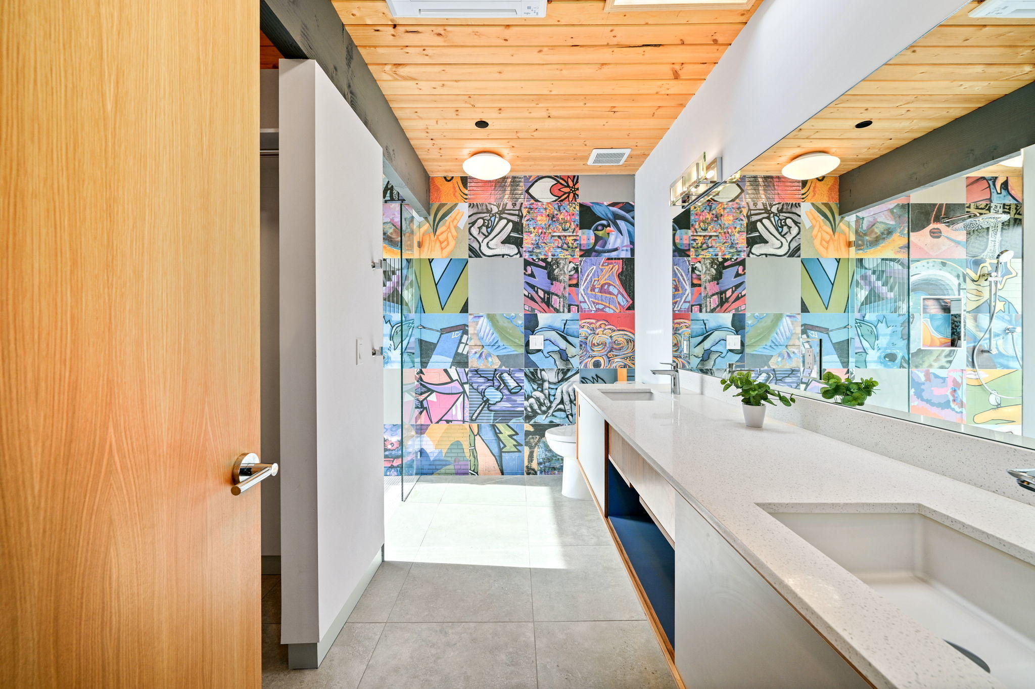 36668 Palm View Road Rancho Mirage, CA 92270 - Photo 21 of 49 a view of a entryway door with flower in pots