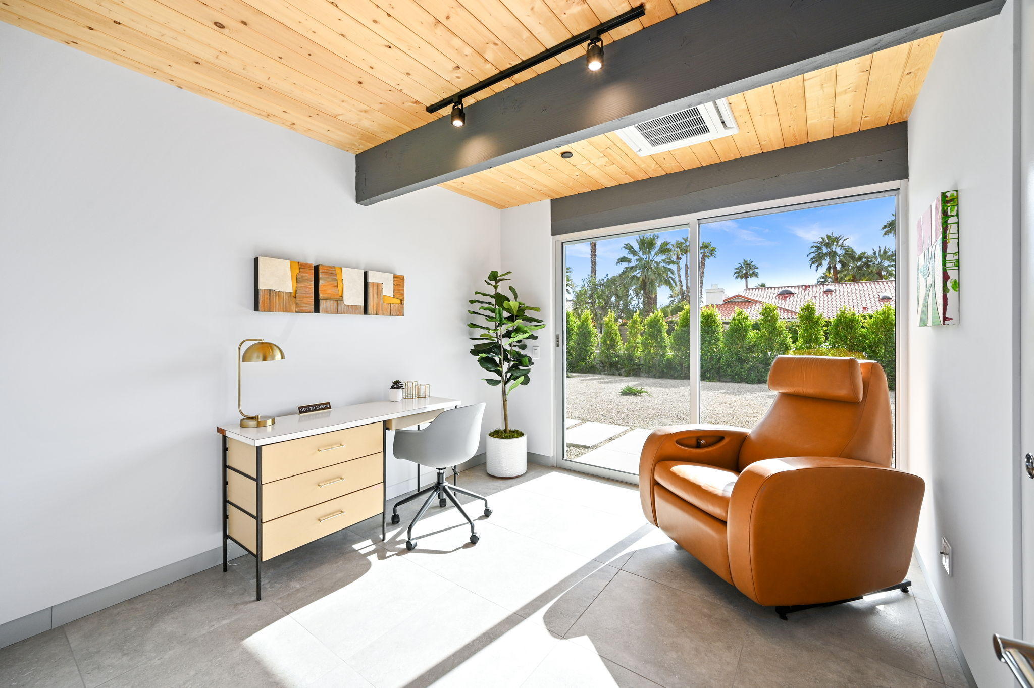 36668 Palm View Road Rancho Mirage, CA 92270 - Photo 25 of 49 a outdoor living space with furniture and garden view